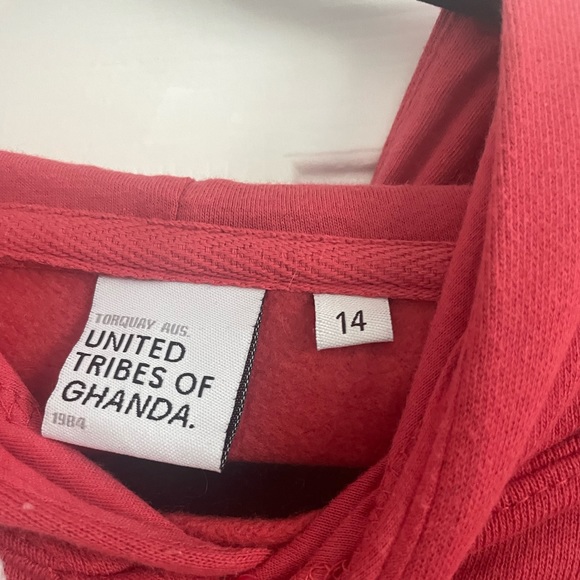 Ghanda Red Original Hoodie - Picture 2 of 3